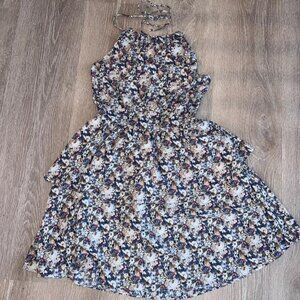 Floral Halter Top Sundress - Small